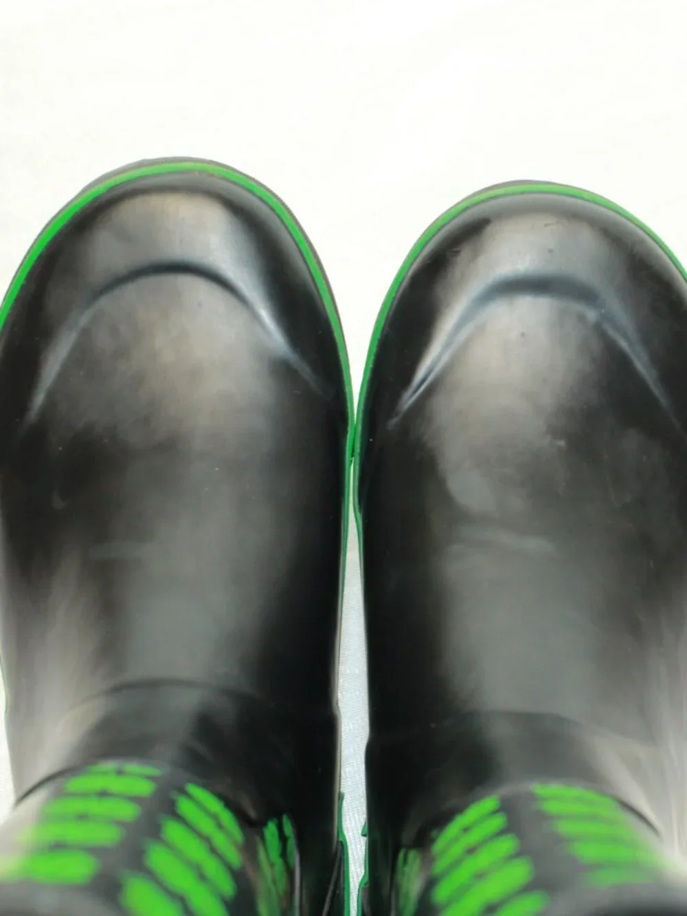 Bogs Youth Size 6 Black 4H Clover Mid Waterproof Rubber Pull On  Rainboots